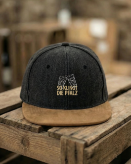 Snapback Cap 'Pälzer Dubbegläser' – Retro-Kappe