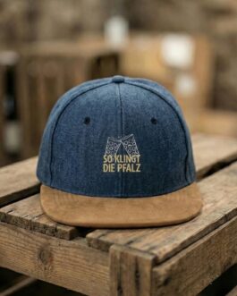 Snapback Cap ‚Pälzer Dubbegläser‘ – Retro-Kappe