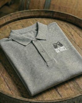 Polo-Shirt 'Pälzer Dubbegläser' – nachhaltiges Poloshirt aus Bio-Piqué