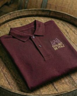Polo-Shirt ‚Pälzer Dubbegläser‘ – nachhaltiges Poloshirt aus Bio-Piqué