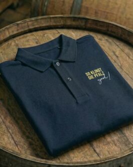 Polo-Shirt ‚ajooh!‘ – nachhaltiges Poloshirt aus Bio-Piqué