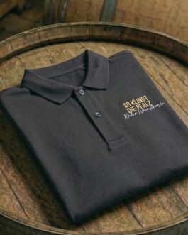 Polo-Shirt ‚Radio Weinstrasse‘ – nachhaltiges Poloshirt aus Bio-Piqué