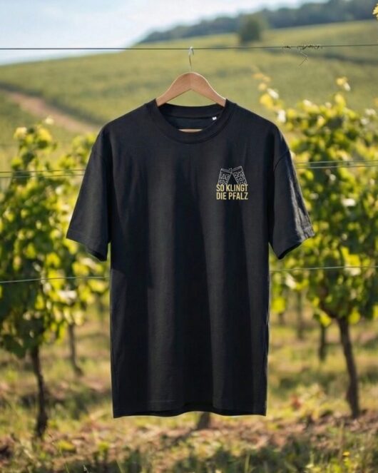Deluxe Heavyweight T-Shirt ‚Pälzer Dubbegläser‘ – nachhaltiges Oversize Bio-Shirt
