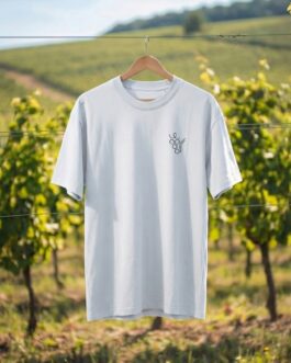 Deluxe Heavyweight T-Shirt 'Weinstrassen-Original' – nachhaltiges Oversize Bio-Shirt
