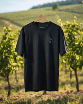 Deluxe Heavyweight T-Shirt ‚Weinstrassen-Original‘ – nachhaltiges Oversize Bio-Shirt