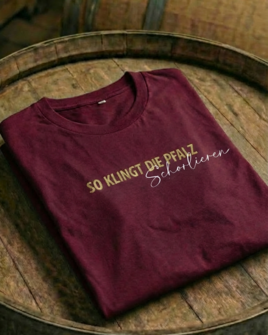 Premium T-Shirt 'schorlieren' – nachhaltiges Bio-Shirt für die Pfalz