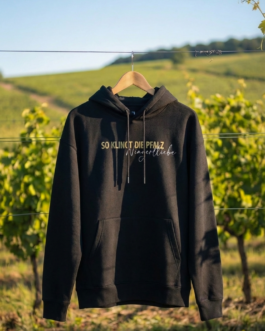Hoodie ‚Wingertliebe‘ – Relaxed Fit Pullover aus Bio-Baumwolle