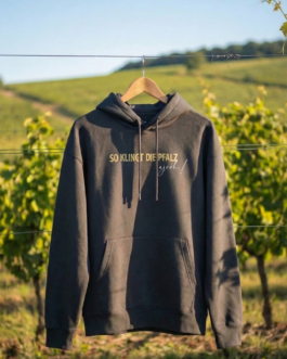 Hoodie 'ajooh!' – Relaxed Fit Pullover aus Bio-Baumwolle