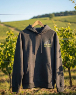 Hoodie ‚Pälzer Dubbegläser‘ – Relaxed Fit Pullover aus Bio-Baumwolle