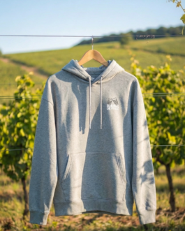 Hoodie 'Pälzer Dubbegläser' – Relaxed Fit Pullover aus Bio-Baumwolle