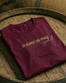 Premium T-Shirt ‚ajooh!‘ – nachhaltiges Bio-Shirt für die Pfalz