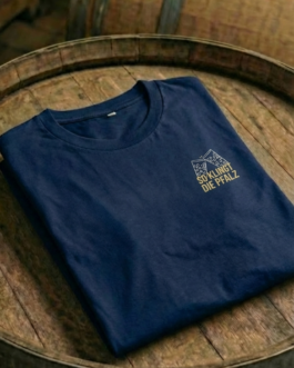 Premium T-Shirt 'Pälzer Dubbegläser' – nachhaltiges Bio-Shirt für die Pfalz